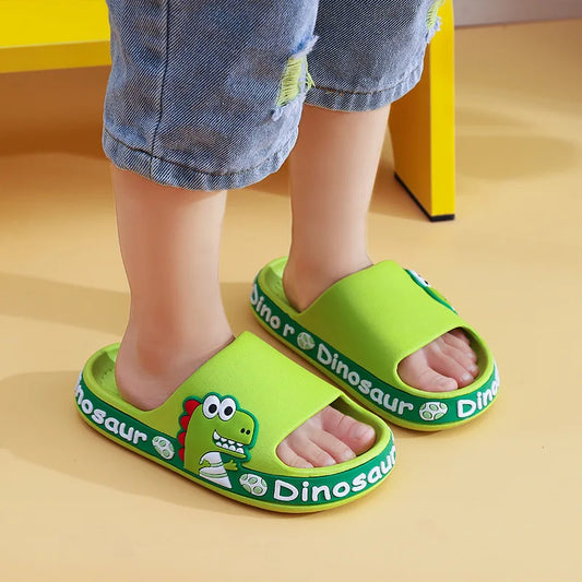 Dinosaur Slipper Slides for Kids
