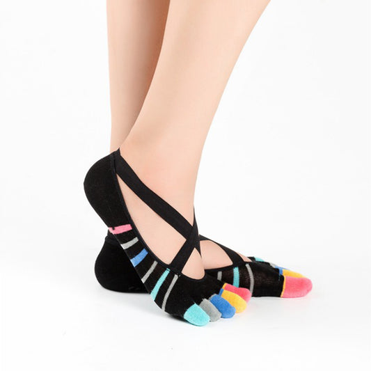 Cotton Non-Slip Toe Socks for Women