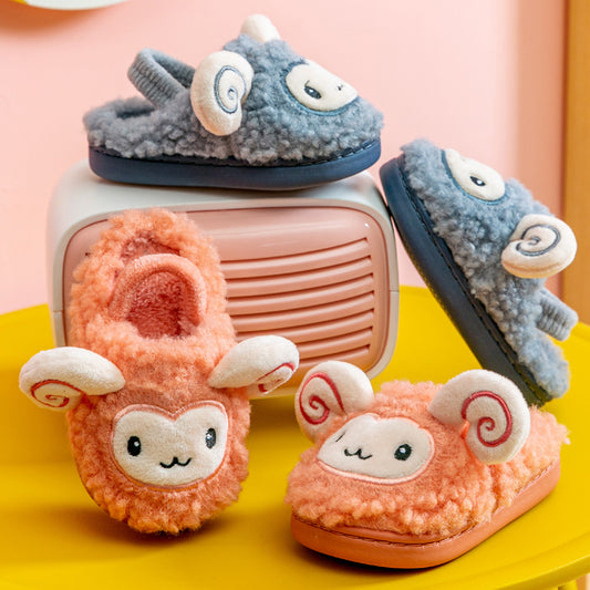 Sheep Slippers with Ears for Toddlers