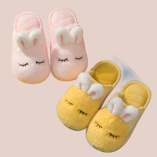 Bunny Rabbit Slippers with Ears for Girls