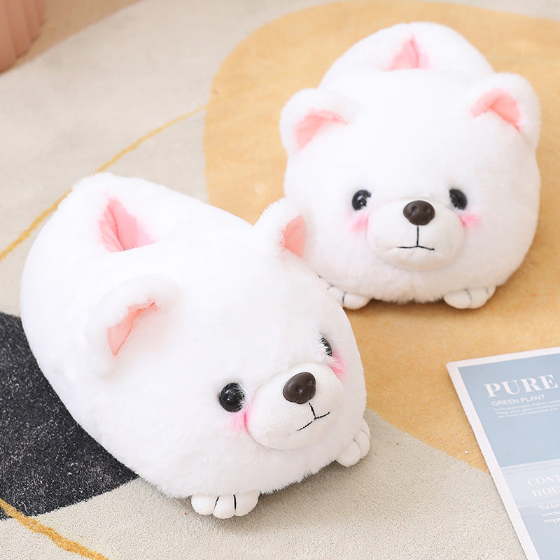 Plush Animal Slippers for Girls