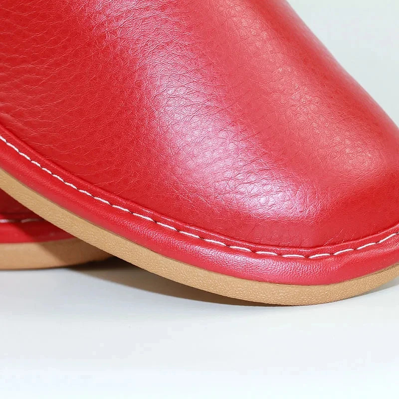 Men's Leather Slippers