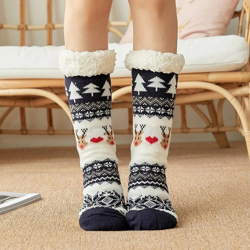 Festive Slipper Socks for Women