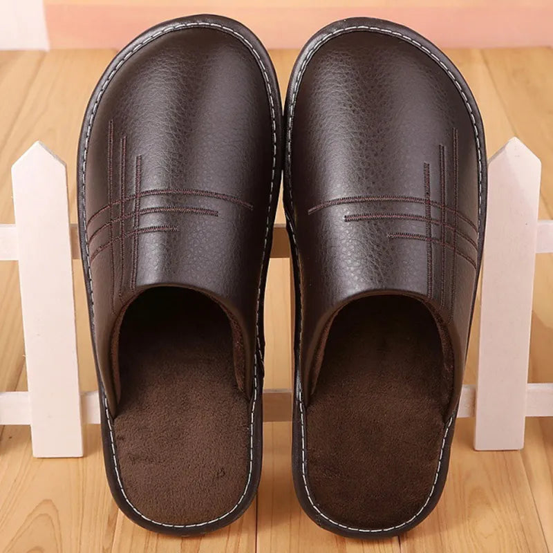 Leather Slippers for Men