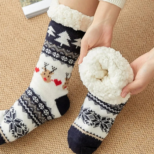 Festive Slipper Socks for Women