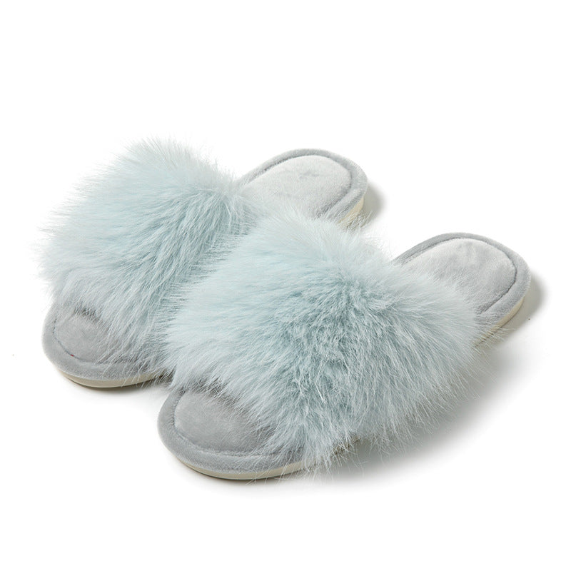 Plush Fur Slippers for Women