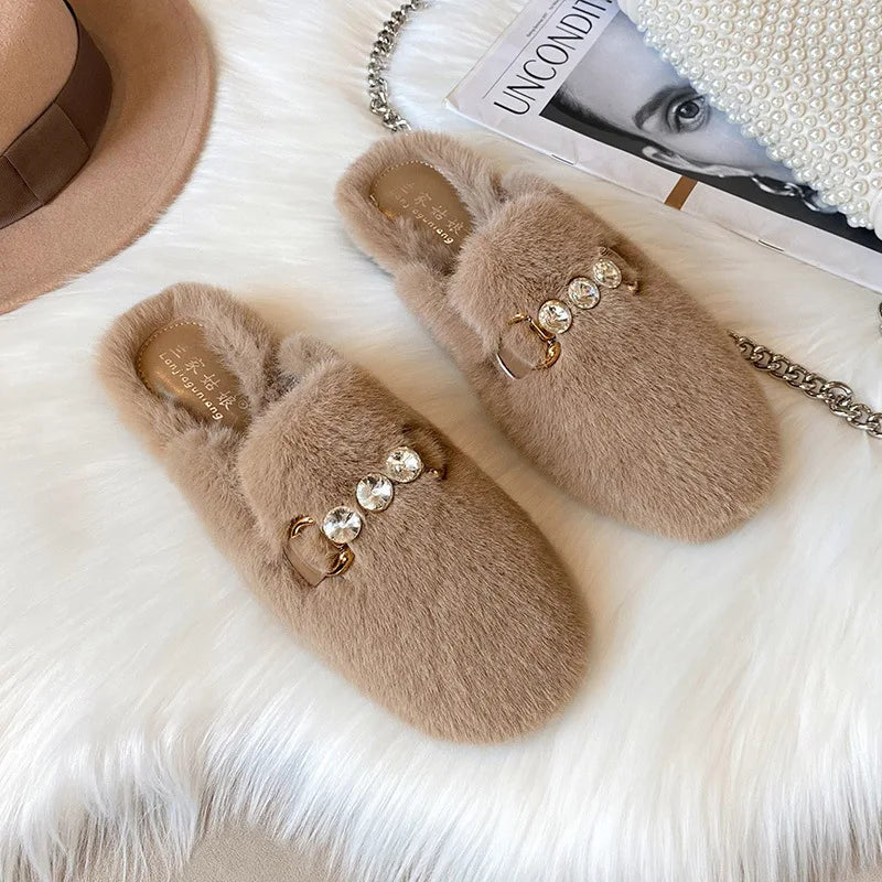 Mule Fur Slippers for Women