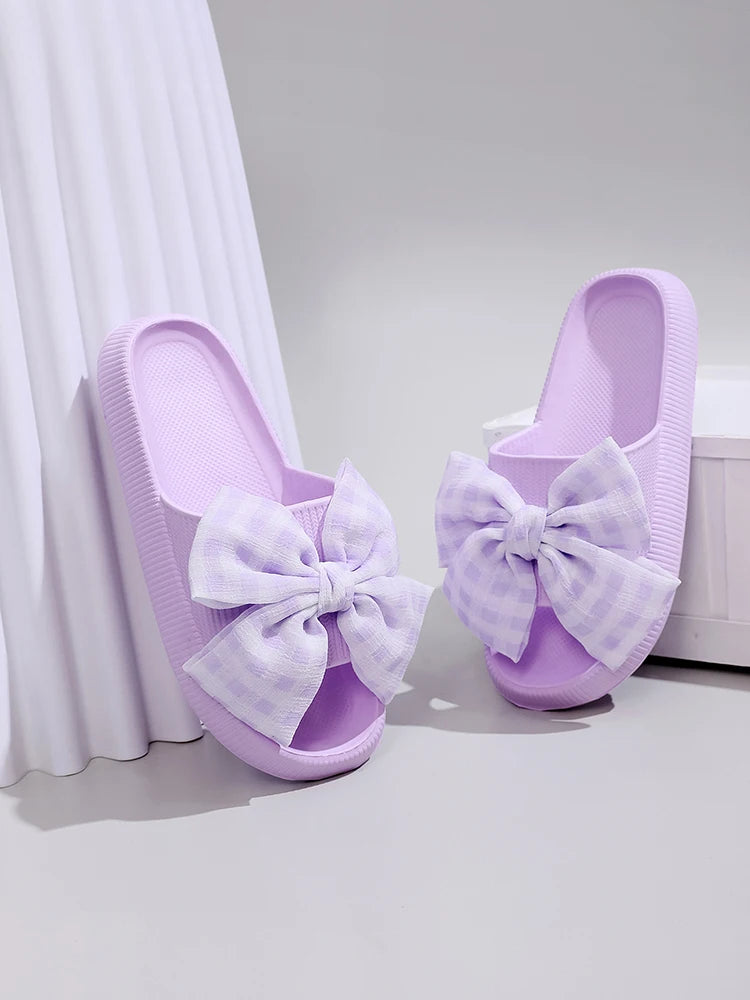 EVA Slippers with Bow for Women
