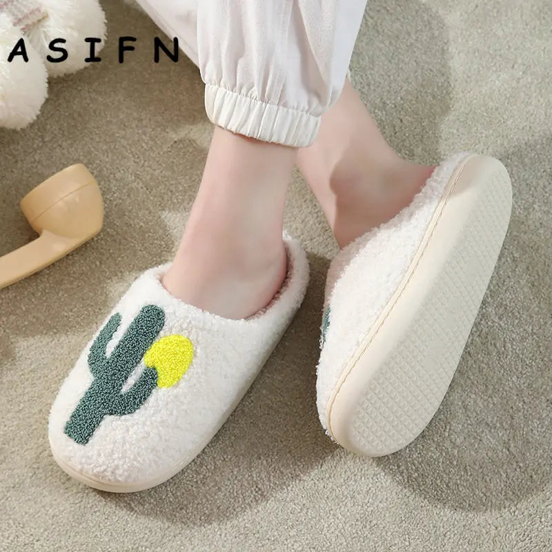 Cactus Cotton Slippers for Women