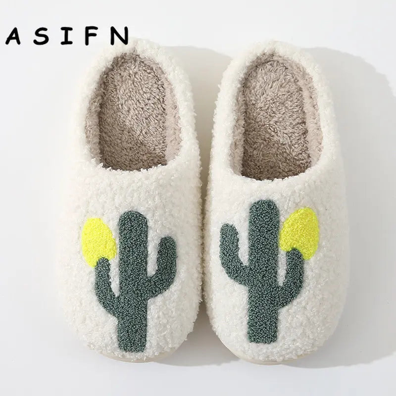 Cactus Cotton Slippers for Women