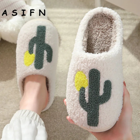 Cactus Cotton Slippers for Women