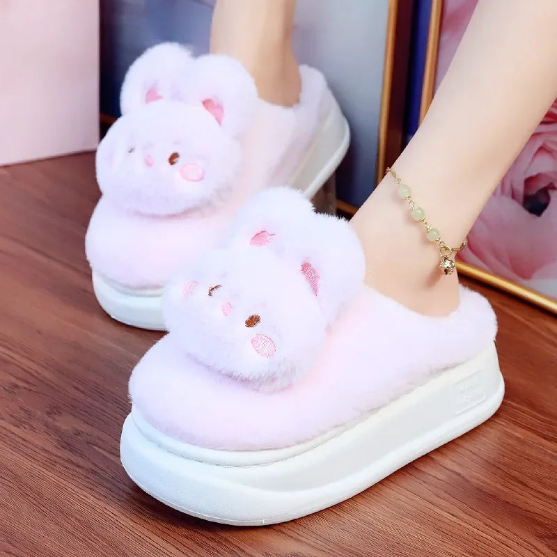 Rabbit Slippers for Girls