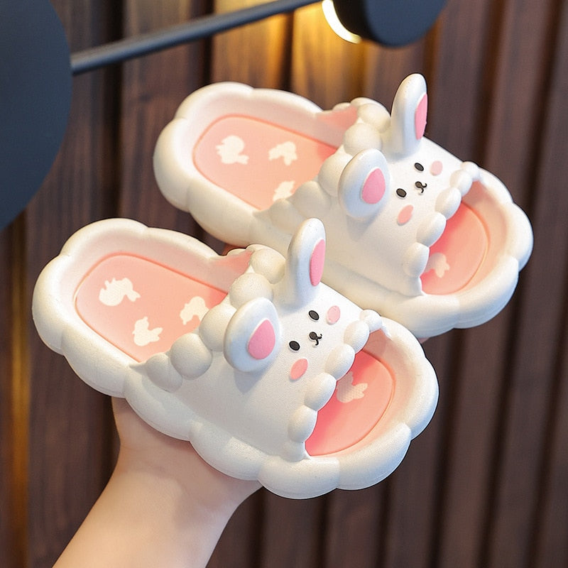 3D-Rabbit Slippers for Kids - Slippers Galore