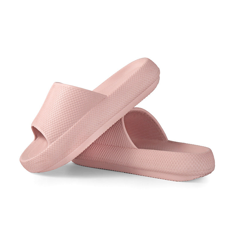 Textured Cushion Slippers for Women - Non-Slip
