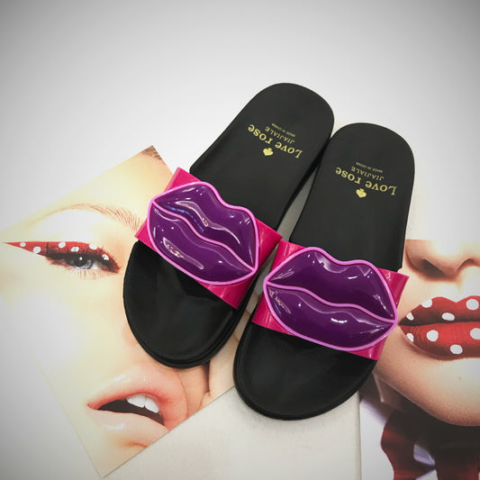 Women's Non-Slip Sweet Lips Slippers