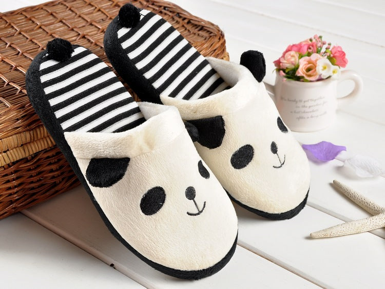 Panda Plush Slippers for Women