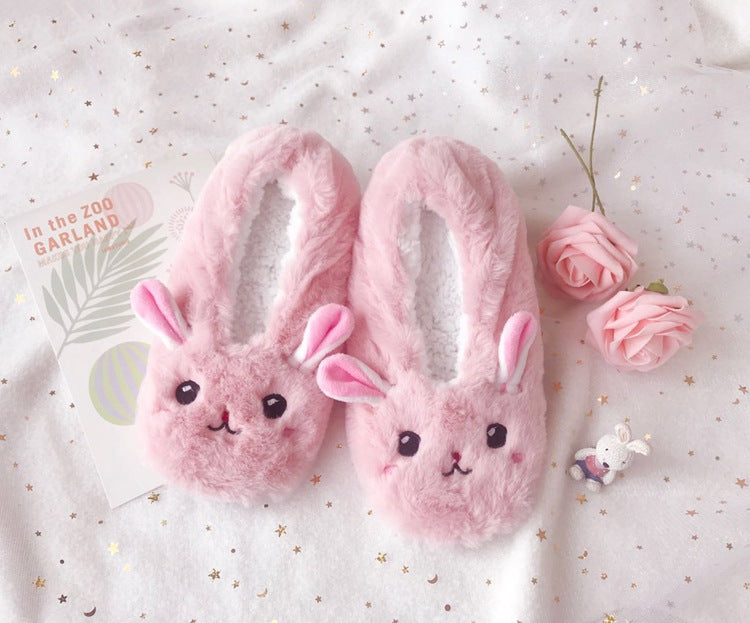 Adorable Animal Plush Slippers for Women
