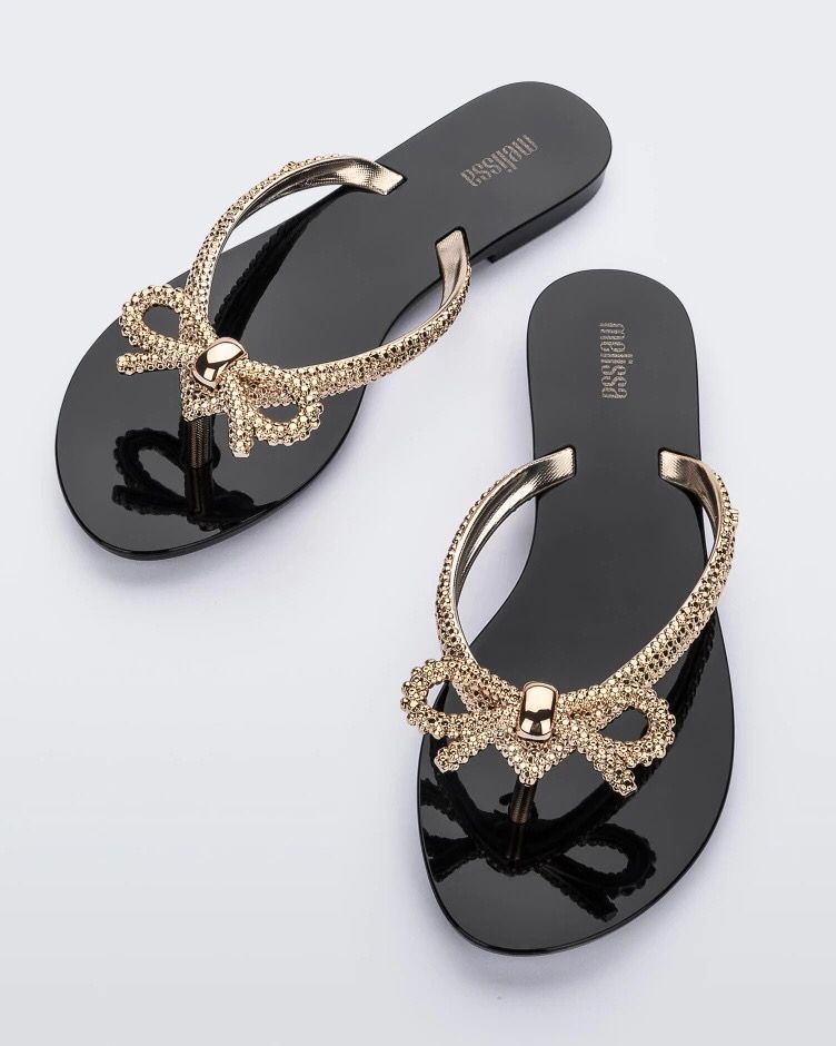 Women's Bejeweled Bow Slippers