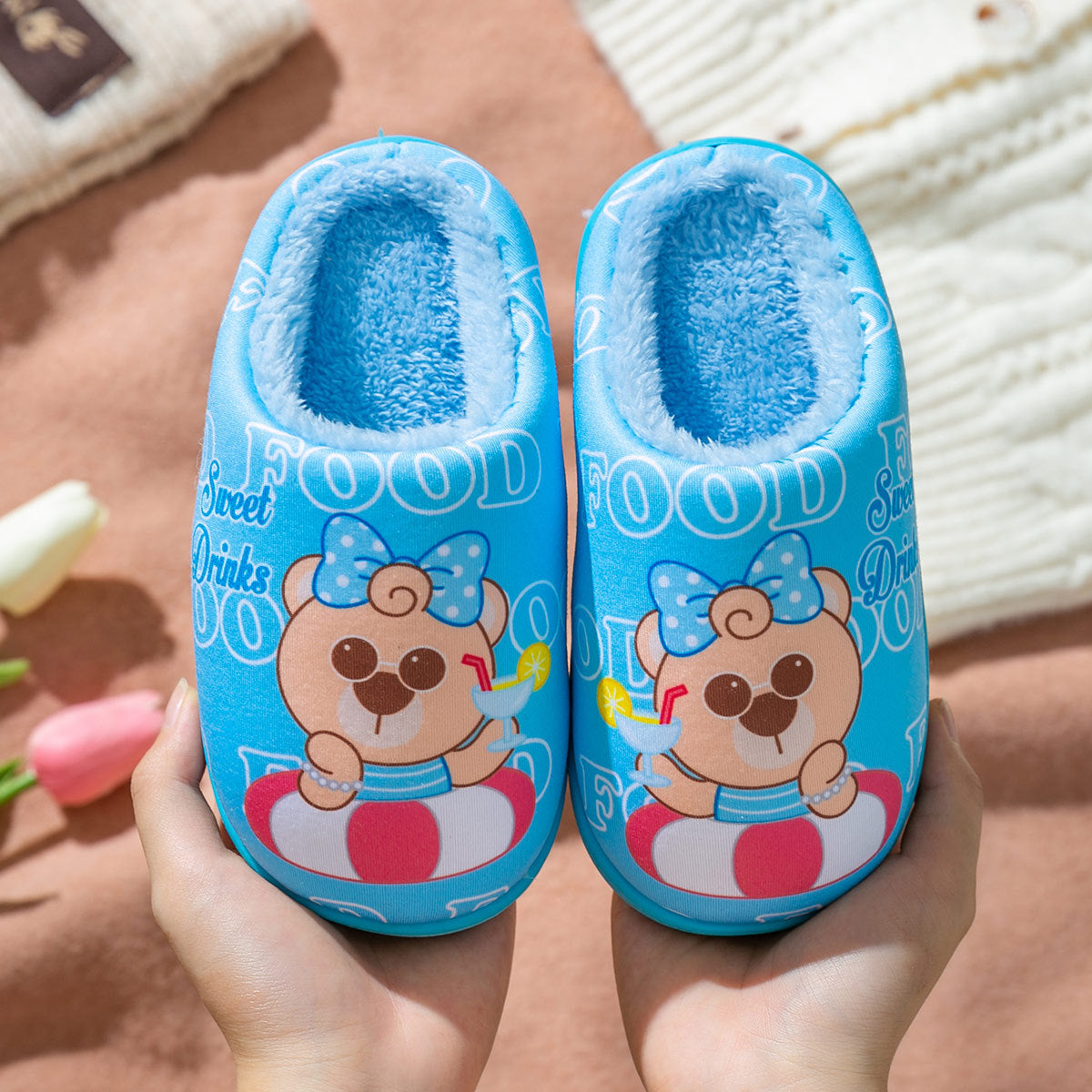 Teddy Bear Slippers for Children