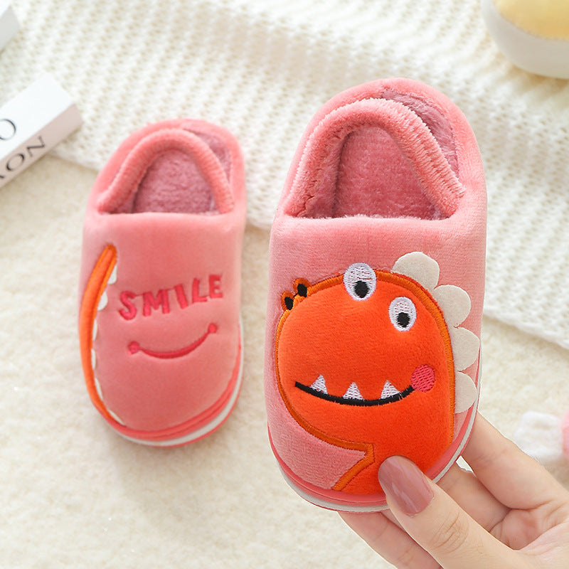 Dinosaur Cotton Slippers for Kids