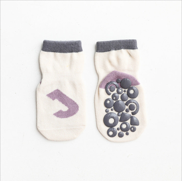 Cotton Non-Slip Socks for Toddlers