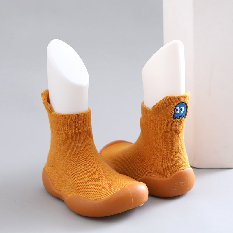 Slipper Socks with Non-Slip Rubber Soles for Toddlers
