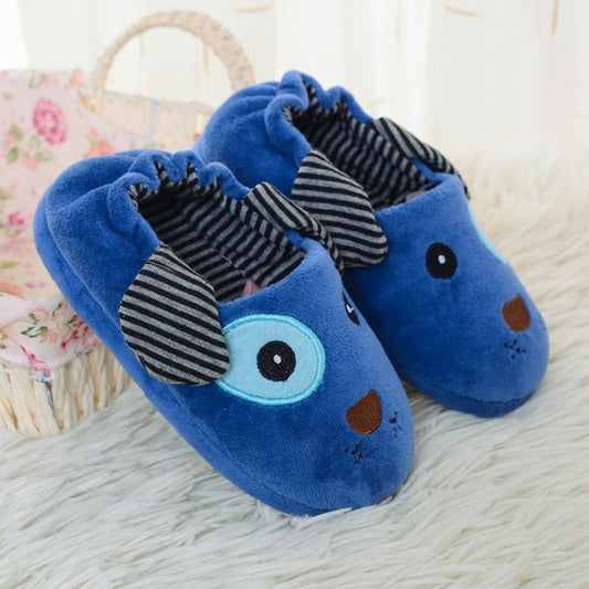 Plush Puppy Slippers for Boys