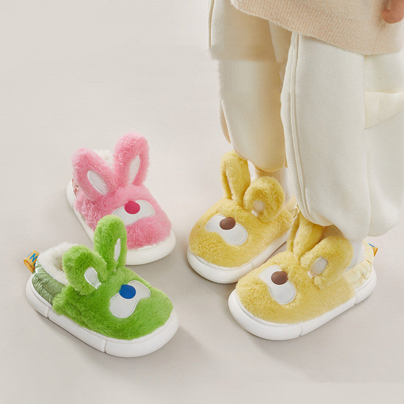 Children's Rabbit Ears Slippers - Anti-Skid