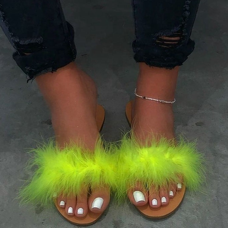 Maomao Flat Slippers for Women