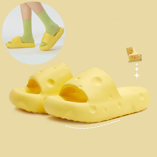 Cheese Style Slippers for Women - Slippers Galore