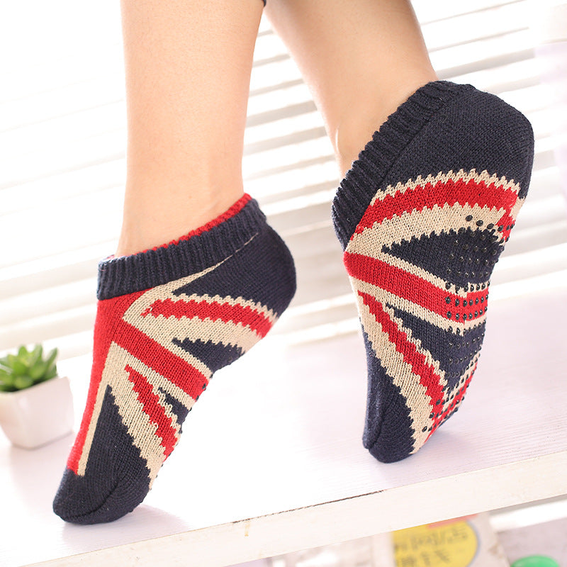 Acrylic Slipper Socks for Women - Non-Slip