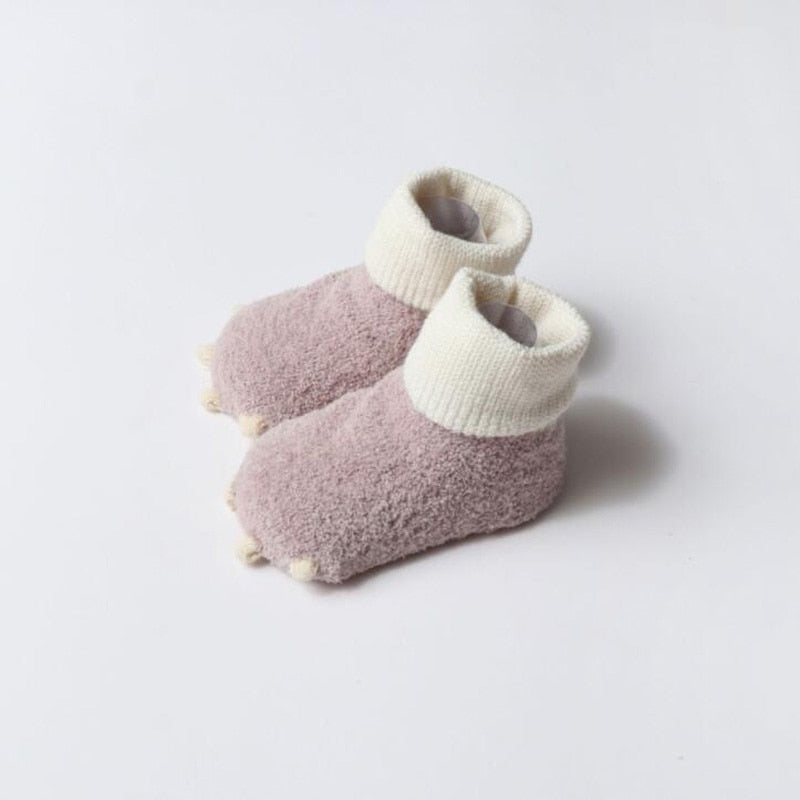 Non-Slip Socks with Paws for Toddlers