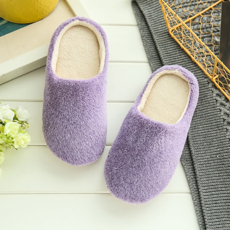 Womens Plush Soft Slippers - Slippers Galore