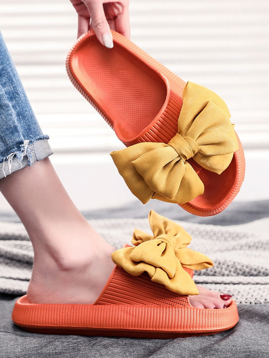 Bowtie Summer Slippers for Women - Non-Slip - Slippers Galore