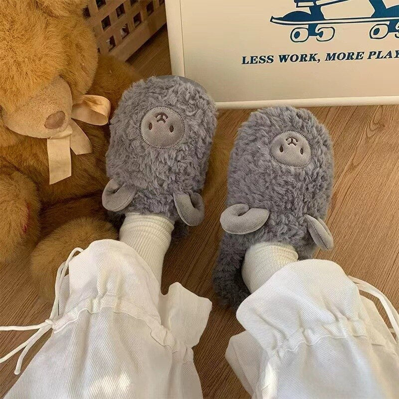 Sheep Slippers for Girls - Kawaii