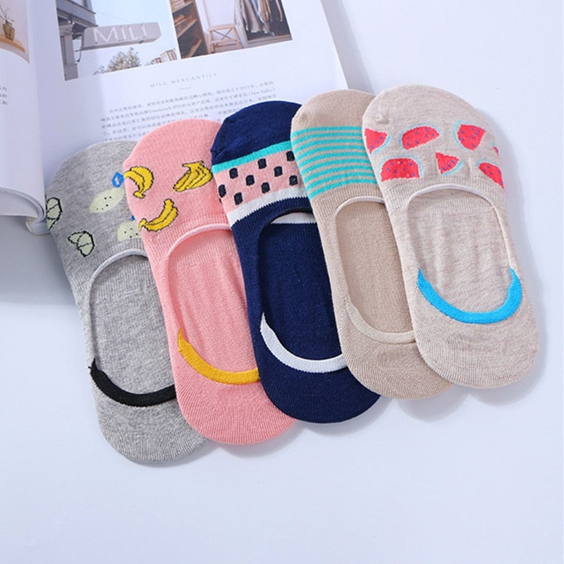 Animal Cotton Socks - 5 Pairs