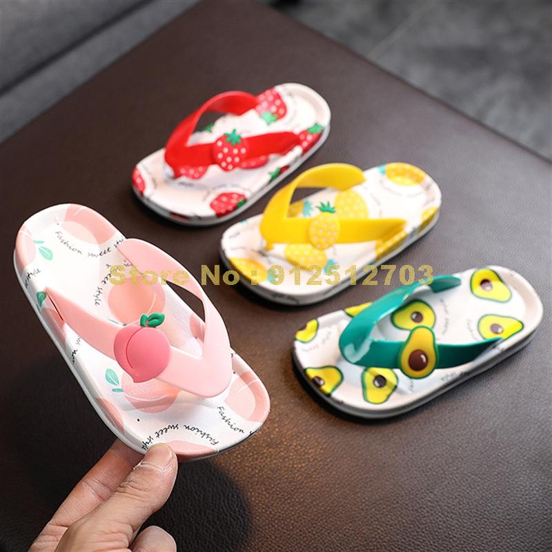 Fruit Pattern Flip Flop Slippers for Kids - Slippers Galore