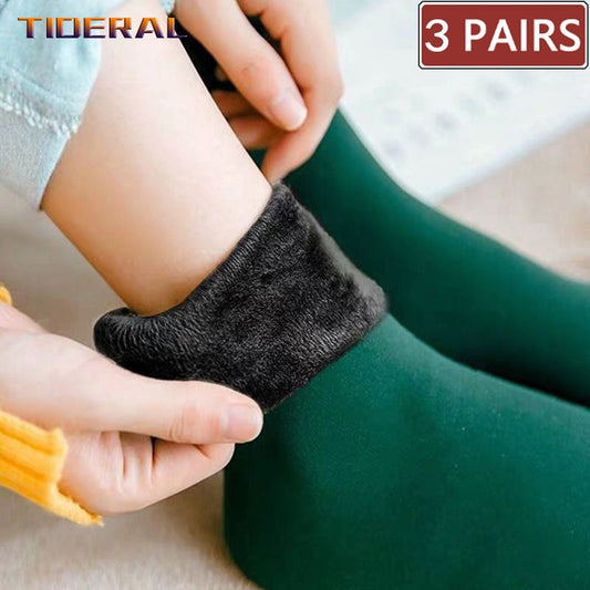 Thermal Nylon Socks for Women - 3 Pairs