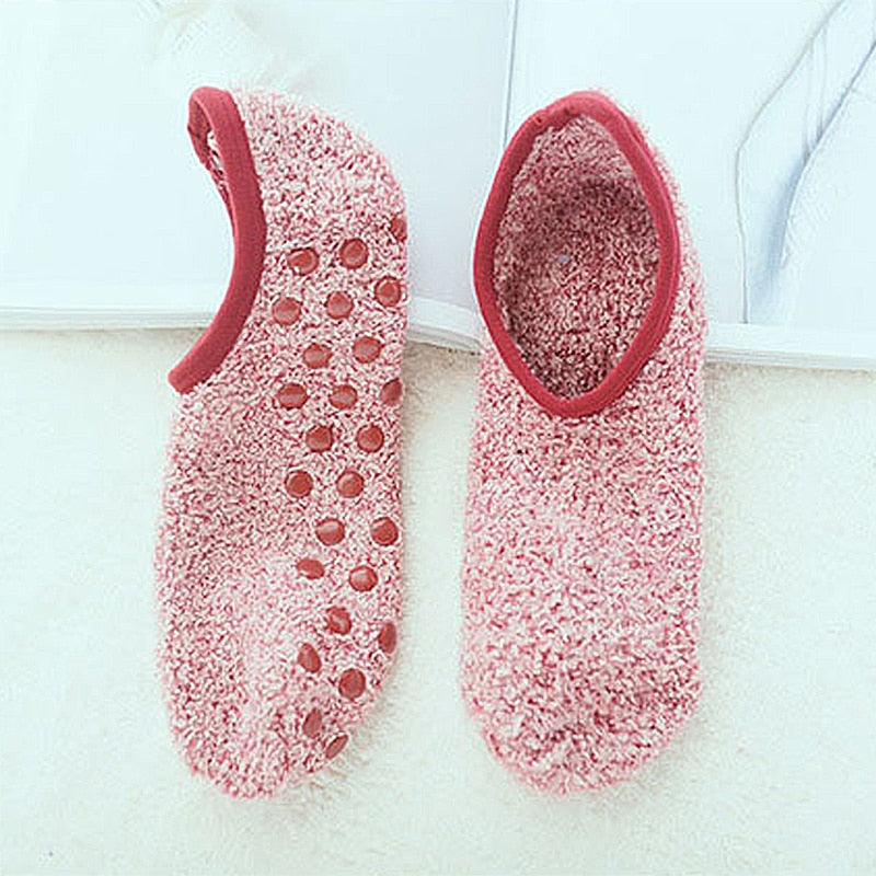 Womens Plush Slipper Socks - Slippers Galore
