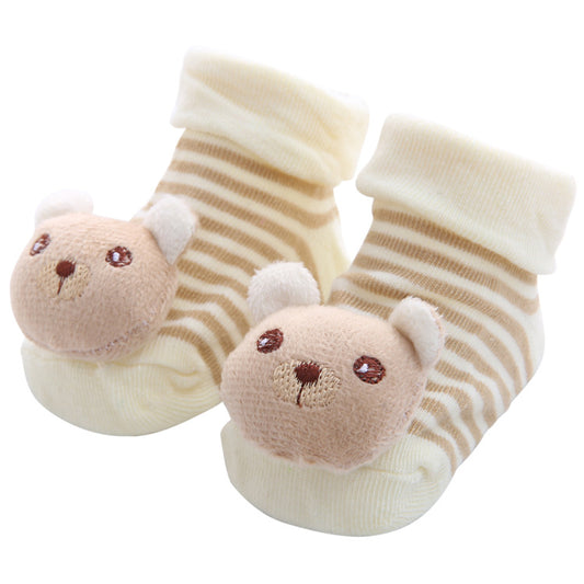 Cute Animal Non-Slip Cotton Socks for Toddlers