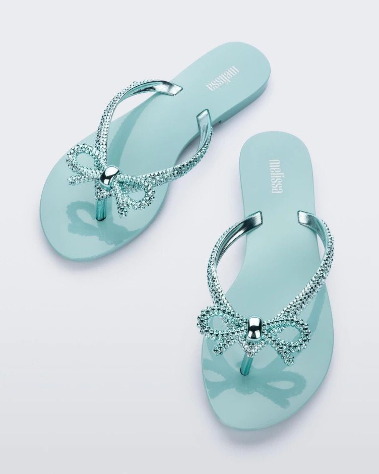 Women's Bejeweled Bow Slippers