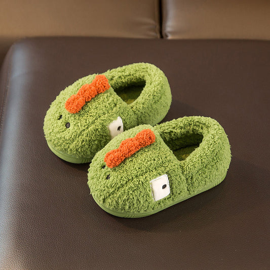 Fuzzy Character Slippers for Toddlers