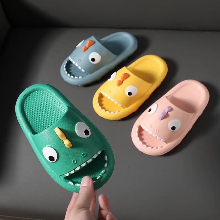 Shark Slippers for Toddlers - Non-Slip